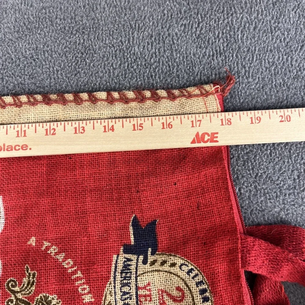 Royal Basmati Burlap Rice Bag‎ with Zipper Red Handles 18